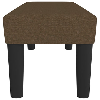 Bankje 100X30X30 Cm Stof Donkerbruin