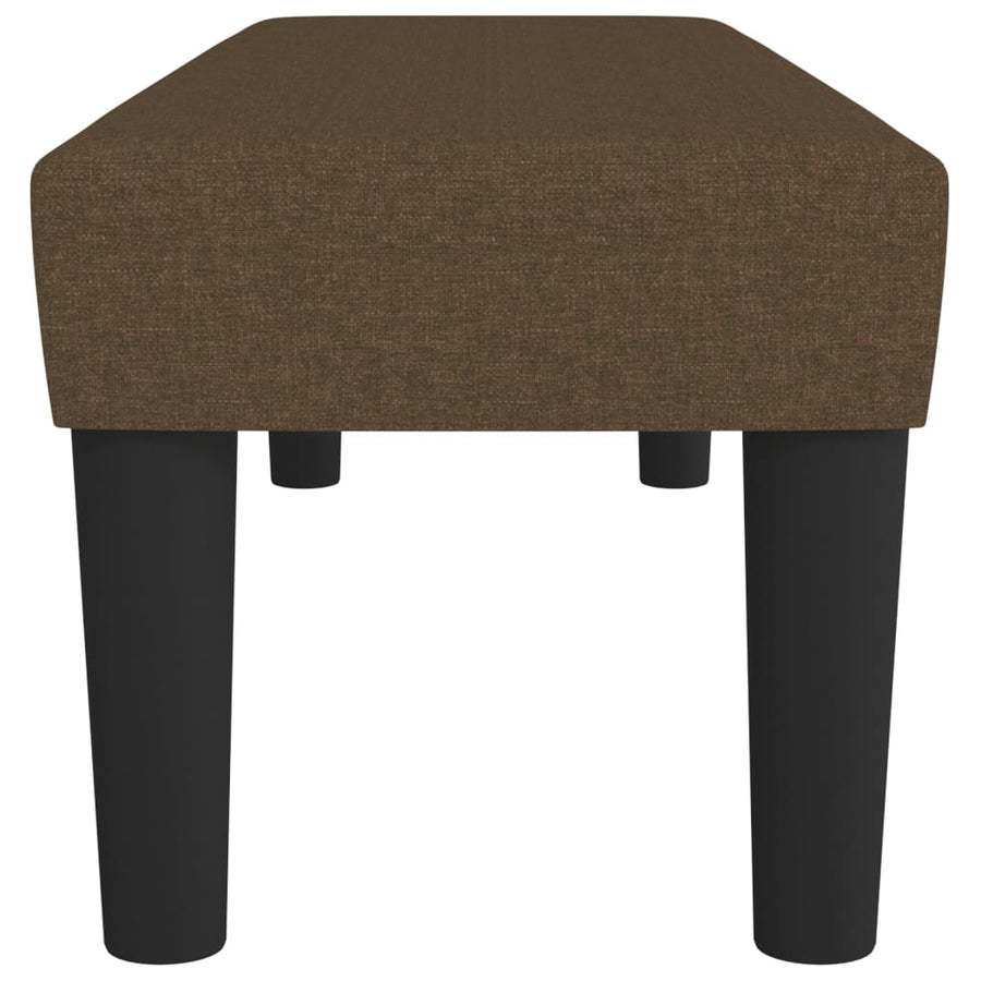 Bankje 100X30X30 Cm Stof Donkerbruin