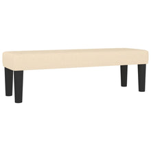 Bankje 100X30X30 Cm Stof Crèmekleurig 100 x 30 x 30 cm