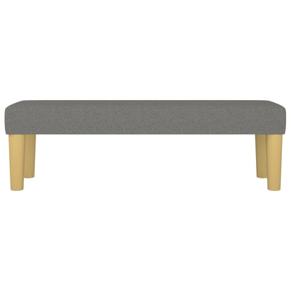 Bankje 100X30X30 Cm Stof Donkergrijs