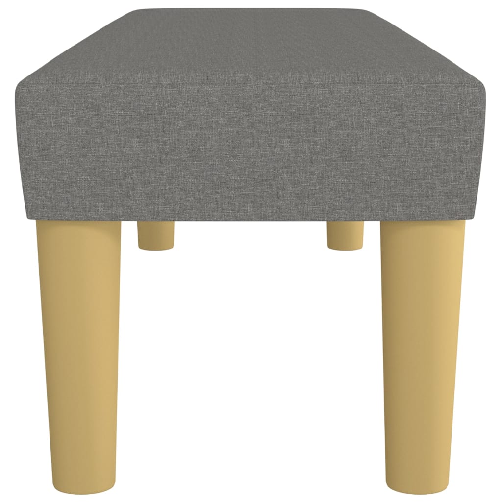 Bankje 100X30X30 Cm Stof Donkergrijs