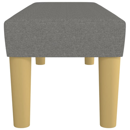 Bankje 100X30X30 Cm Stof Donkergrijs