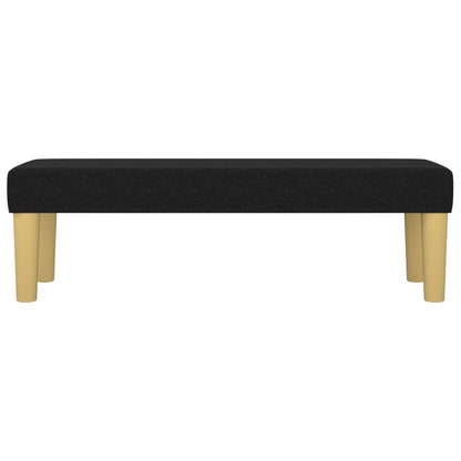 Bankje 100X30X30 Cm Stof Zwart