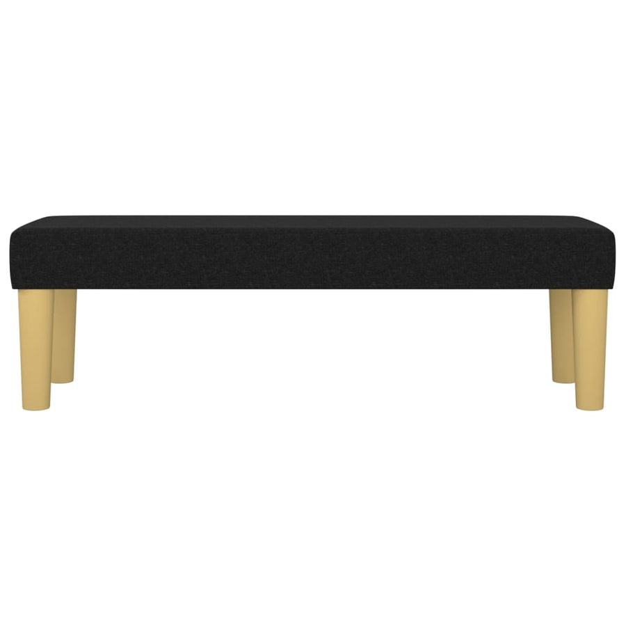 Bankje 100X30X30 Cm Stof Zwart