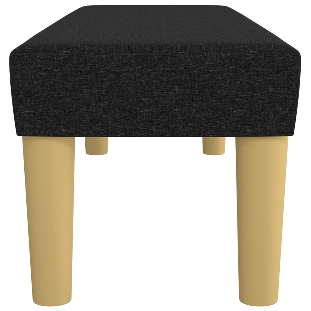 Bankje 100X30X30 Cm Stof Zwart