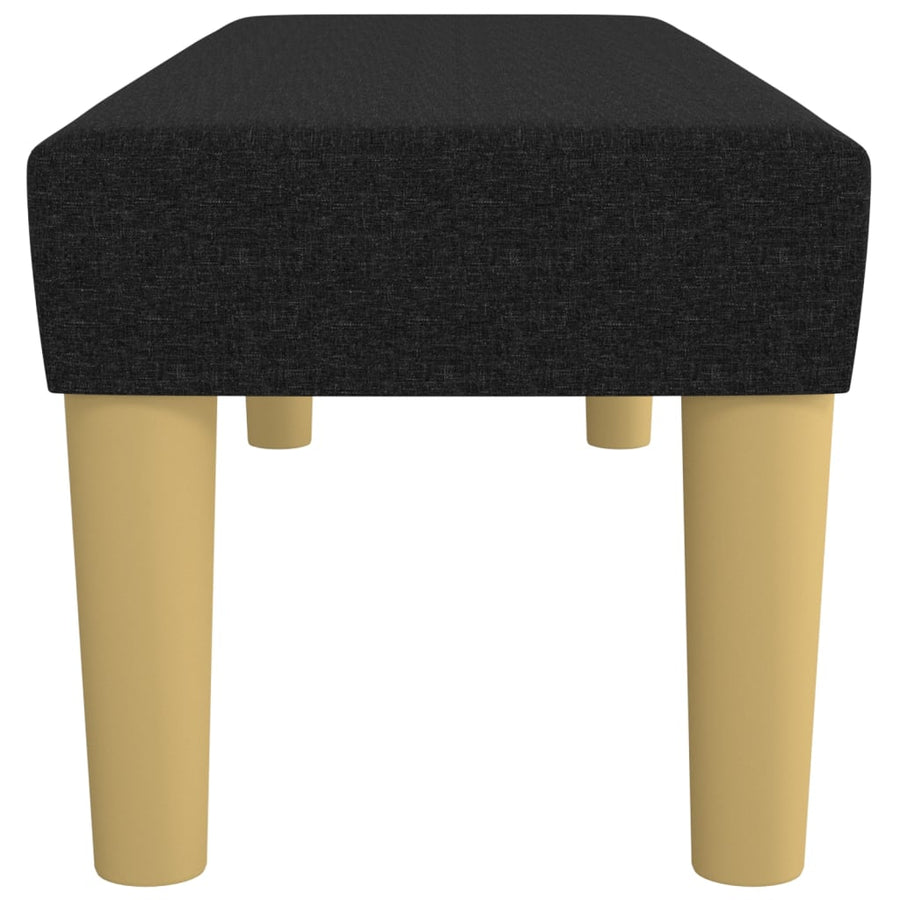 Bankje 100X30X30 Cm Stof Zwart