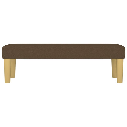 Bankje 100X30X30 Cm Stof Donkerbruin