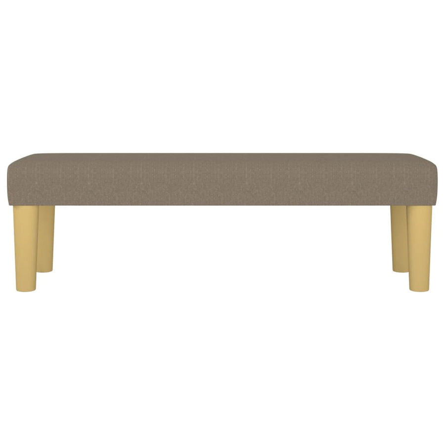 Bankje 100X30X30 Cm Stof Taupe