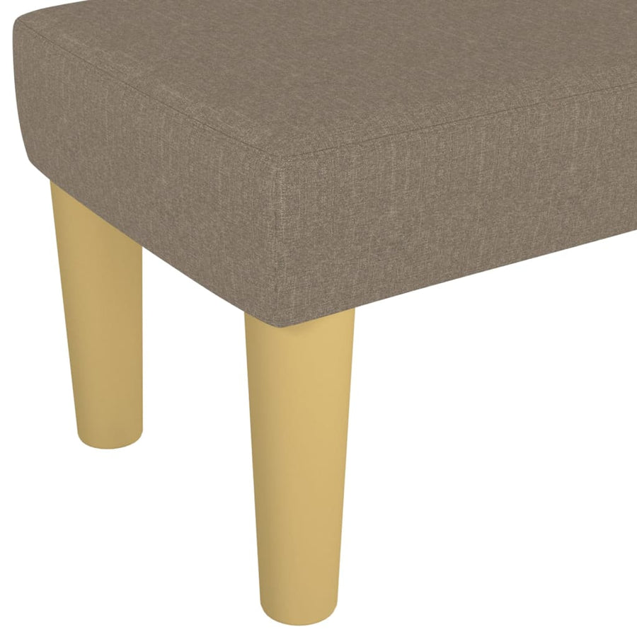 Bankje 100X30X30 Cm Stof Taupe