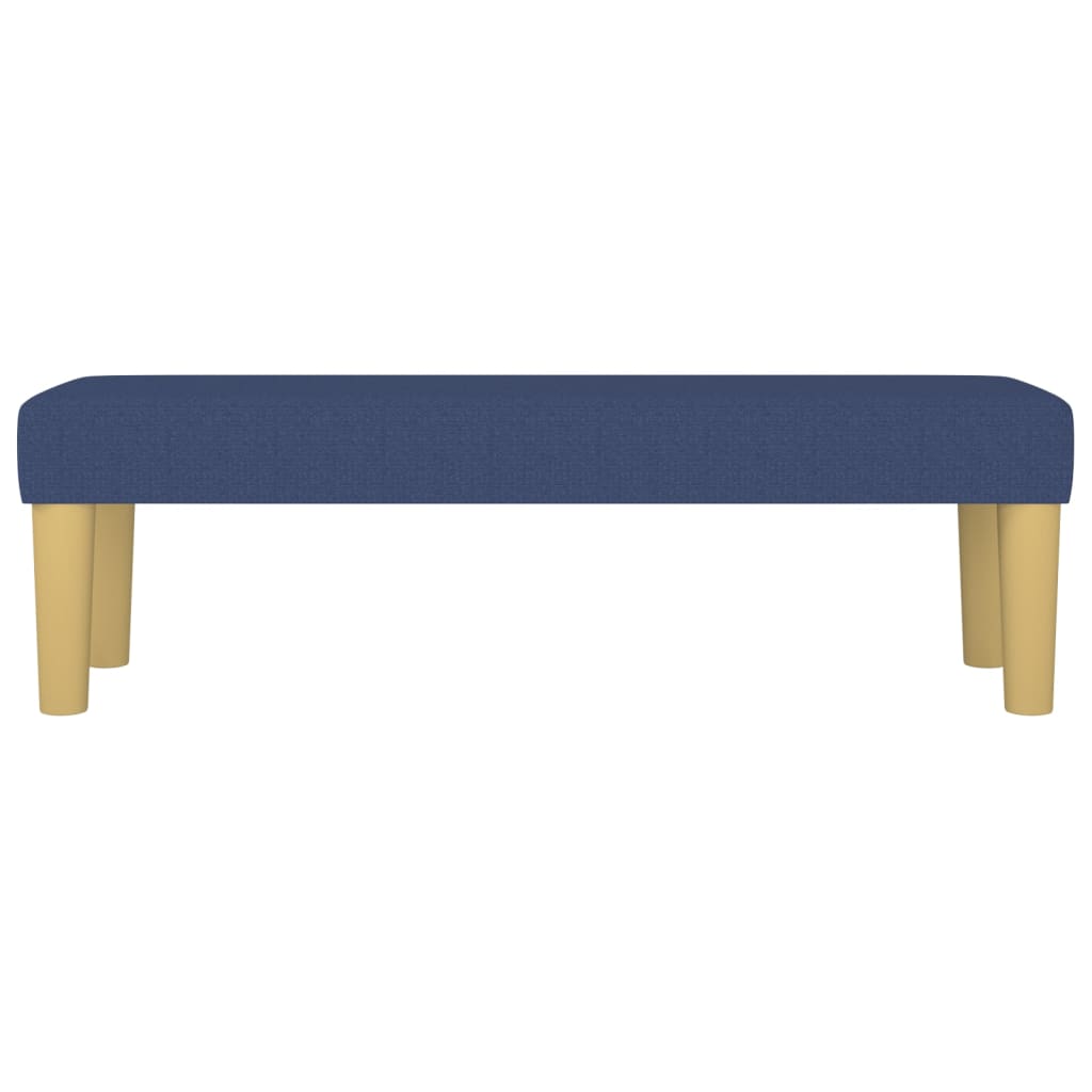 Bankje 100X30X30 Cm Stof Blauw