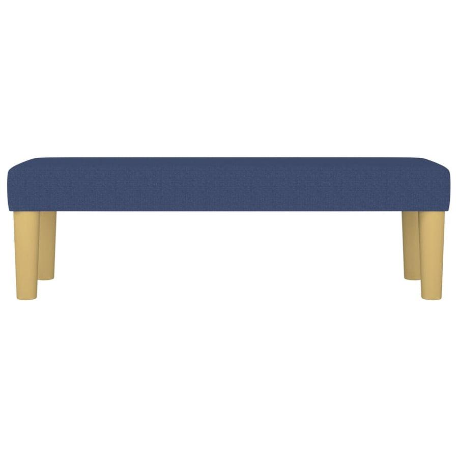 Bankje 100X30X30 Cm Stof Blauw