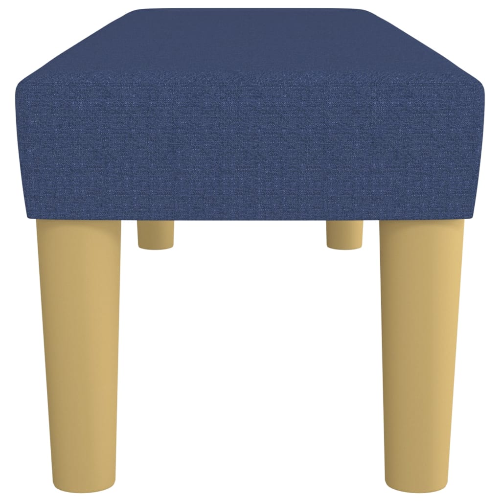 Bankje 100X30X30 Cm Stof Blauw