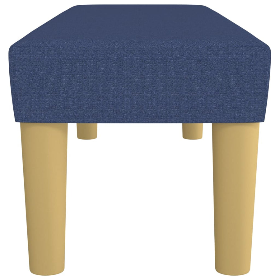 Bankje 100X30X30 Cm Stof Blauw