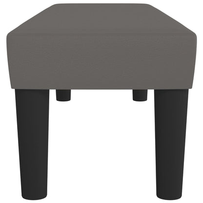 Bankje 100X30X30 Cm Kunstleer Grijs