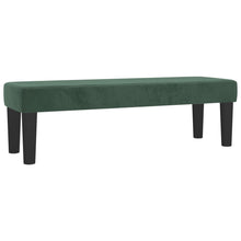 Bankje Fluweel 100 x 30 x 30 cm Donkergroen