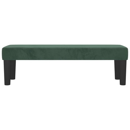 Bankje Fluweel 100 x 30 x 30 cm Donkergroen