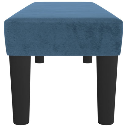 Bankje 100X30X30 Cm Fluweel Donkerblauw