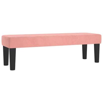 Bankje 100X30X30 Cm Fluweel Roze