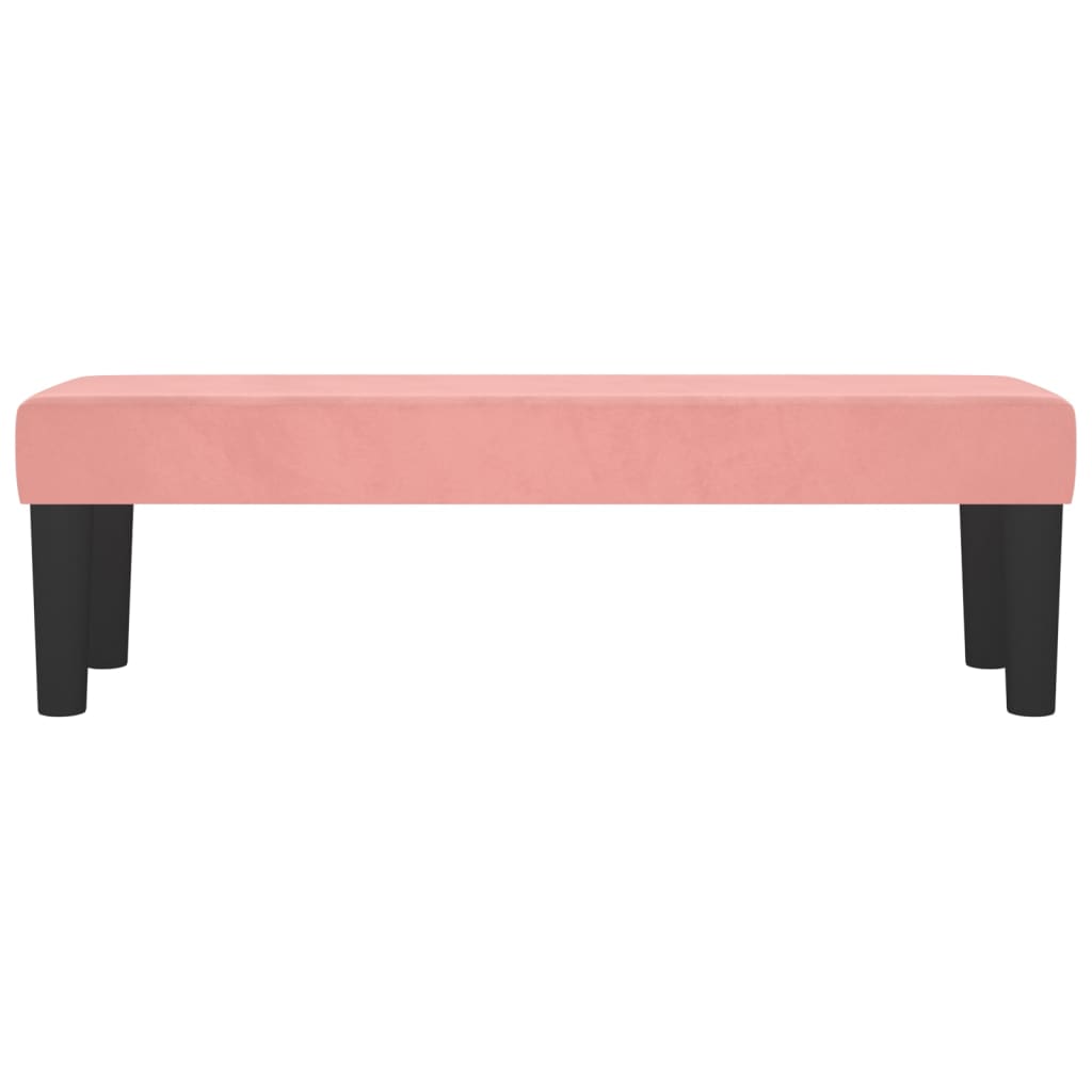 Bankje 100X30X30 Cm Fluweel Roze