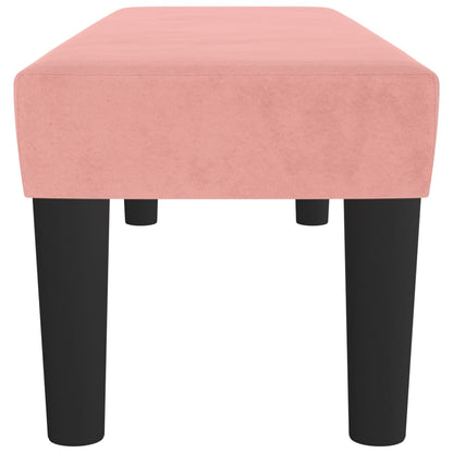 Bankje 100X30X30 Cm Fluweel Roze