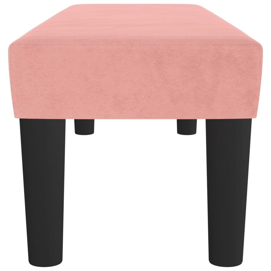 Bankje 100X30X30 Cm Fluweel Roze