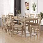 Eetkamerstoelen 8 st massief acaciahout 42x49x90 cm