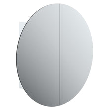 Badkamerkast Met Ronde Spiegel En Led 54 X 54 X 7,5 Cm 54 x 54 x 17.5 cm Wit