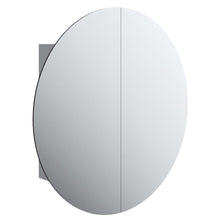 Badkamerkast Met Ronde Spiegel En Led 54 X 54 X 7,5 Cm 1 54 x 54 x 17.5 cm Grijs