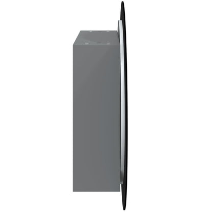 Badkamerkast Met Ronde Spiegel En Led 54 X 54 X 7,5 Cm 1 54 x 54 x 17.5 cm Grijs