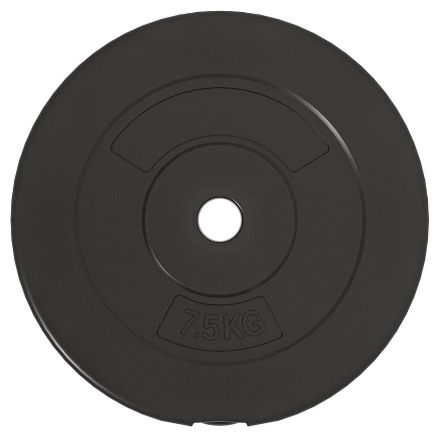 Halterschijven 6 St 30 Kg Cement 2x 2.5 kg + 2x 5 kg + 2x 7.5 kg