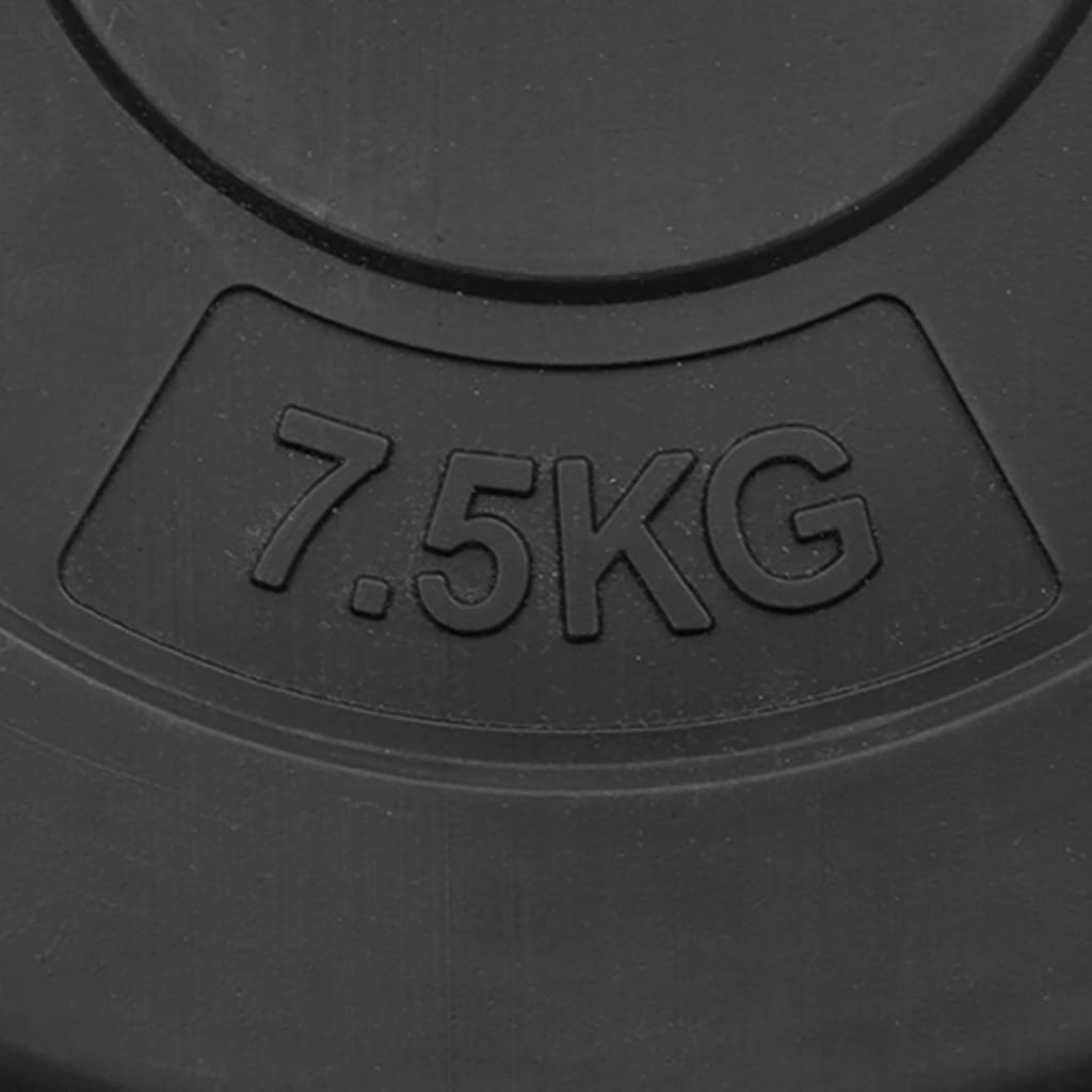 Halterschijven 6 St 30 Kg Cement 2x 2.5 kg + 2x 5 kg + 2x 7.5 kg