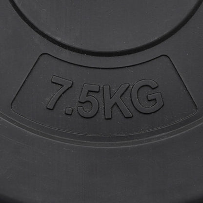 Halterschijven 6 St 30 Kg Cement 2x 2.5 kg + 2x 5 kg + 2x 7.5 kg