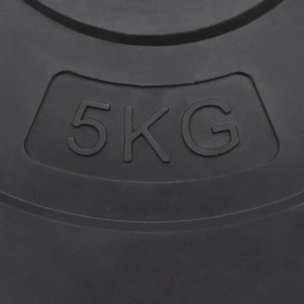Halterschijven 6 St 30 Kg Cement 2x 2.5 kg + 2x 5 kg + 2x 7.5 kg