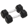 Halters 2 st 10 kg totaal gietijzer