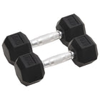 Dumbbells 2 pcs 12 kg total cast iron