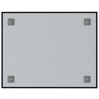 Magneetbord Voor Aan De Wand Gehard Glas 50 x 40 cm Zwart zonder accessoires