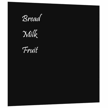 Magneetbord wandgemonteerd 60x60 cm gehard glas