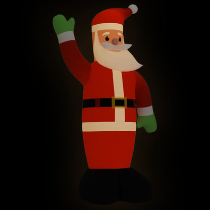 Kerstman Met Led-Verlichting Opblaasbaar 820 cm