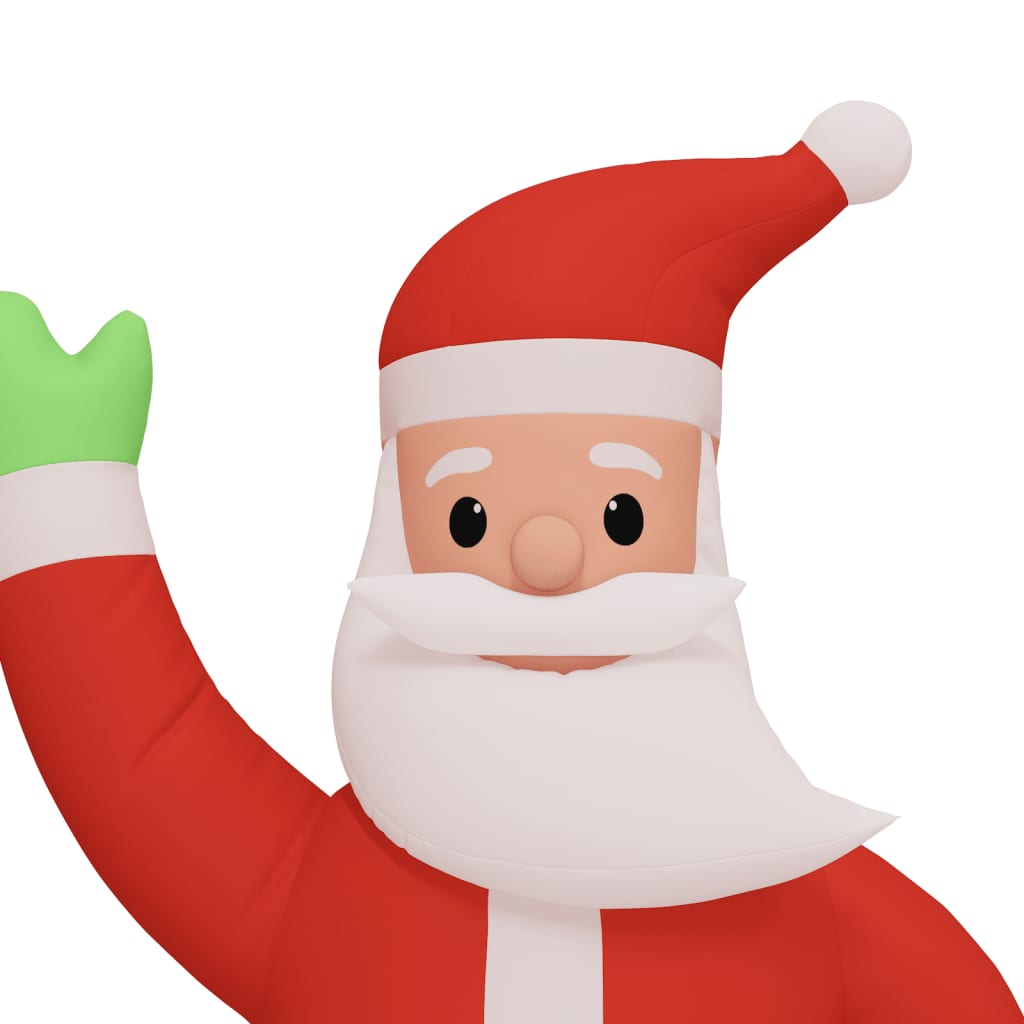 Kerstman Met Led-Verlichting Opblaasbaar 820 cm
