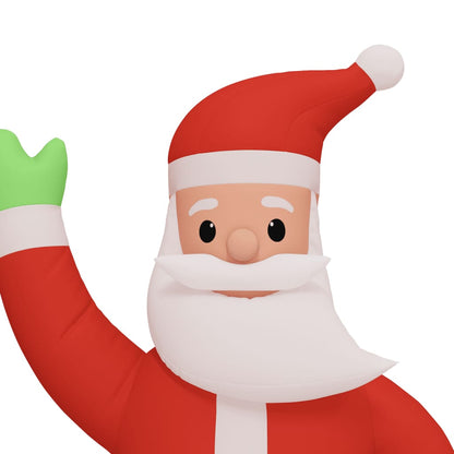 Kerstman Met Led-Verlichting Opblaasbaar 820 cm