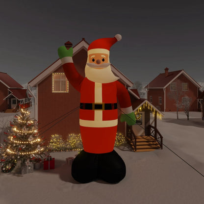 Kerstman Met Led-Verlichting Opblaasbaar 820 cm