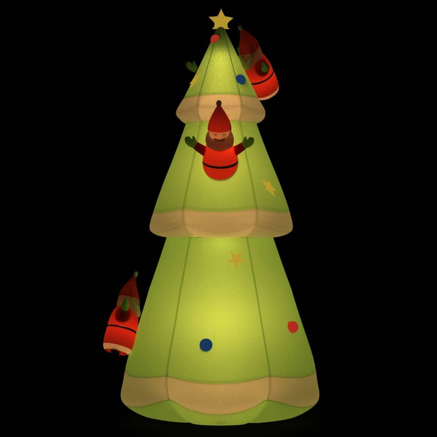 Kerstboom Opblaasbaar Met Led's 500 Cm 1