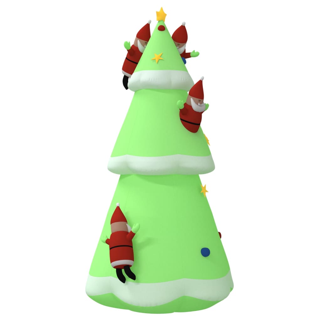 Kerstboom Opblaasbaar Met Led's 500 Cm 1