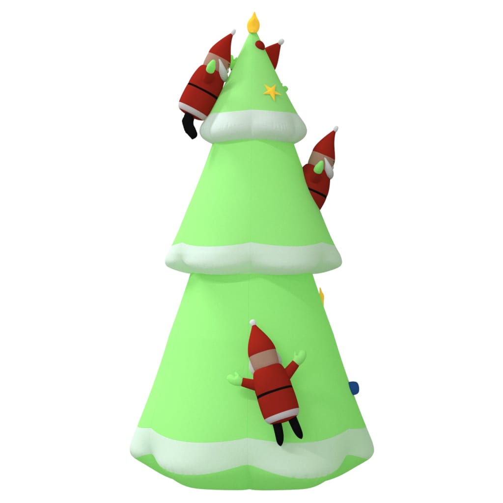 Kerstboom Opblaasbaar Met Led's 500 Cm 1