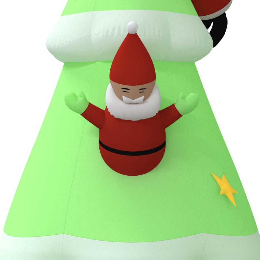 Kerstboom Opblaasbaar Met Led's 500 Cm 1