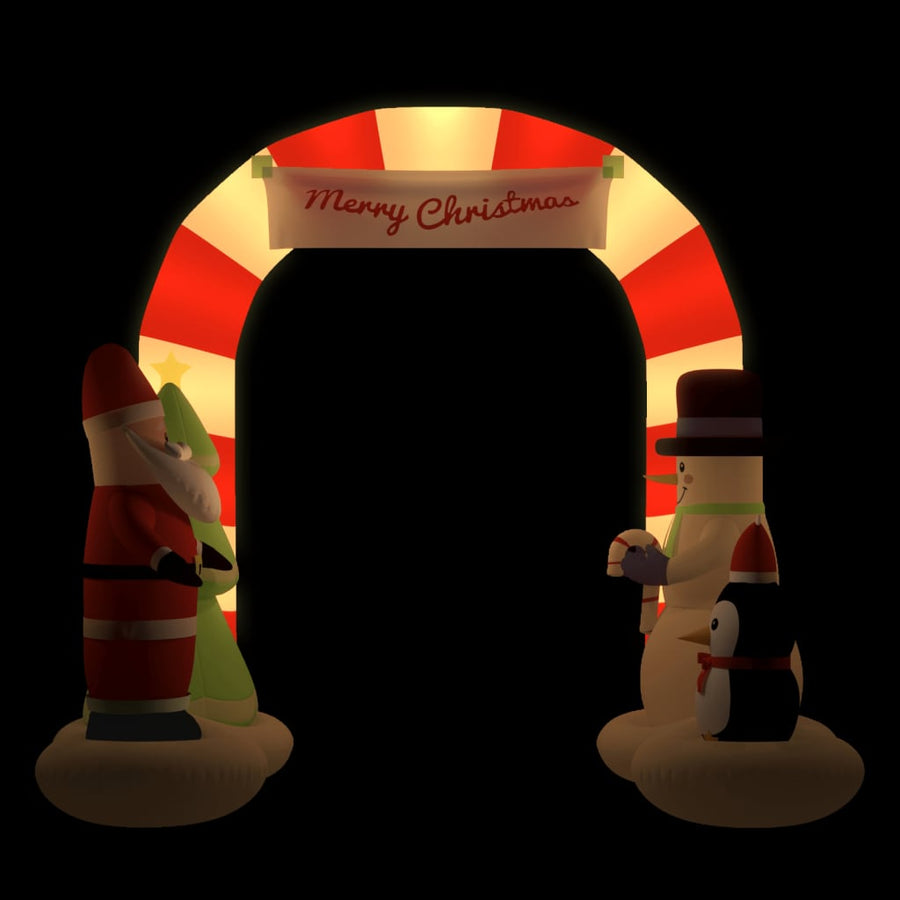 Kerstboog Opblaasbaar Met Led's 260 Cm 1