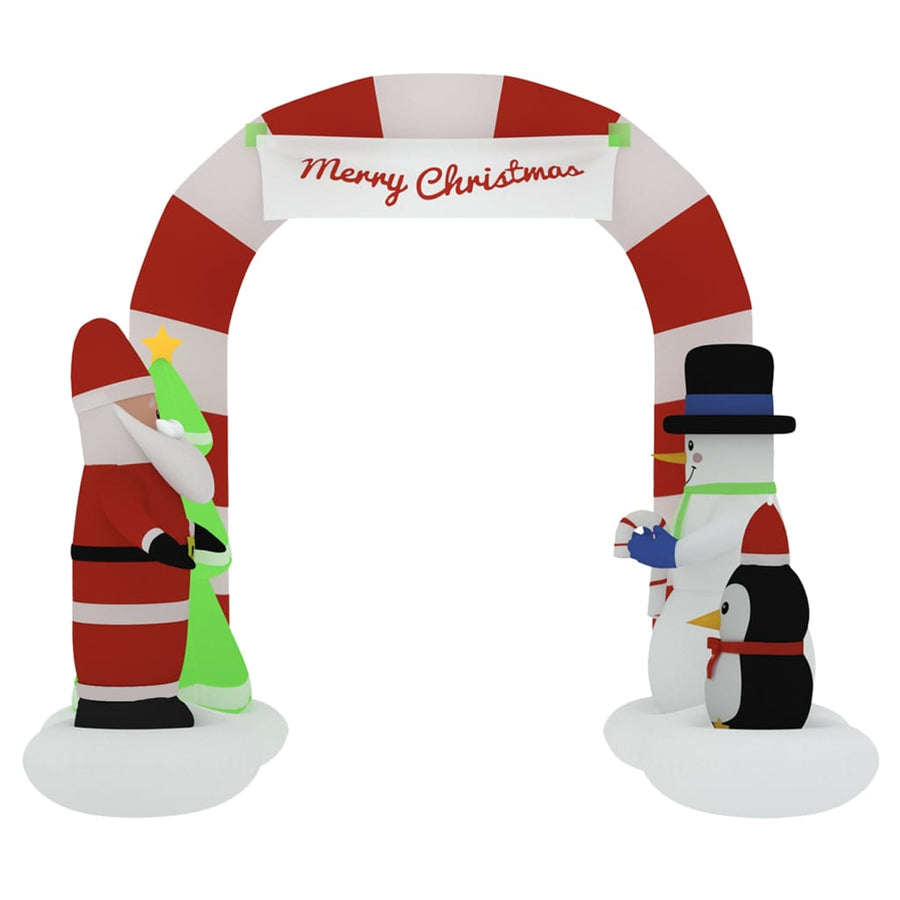 Kerstboog Opblaasbaar Met Led's 260 Cm 1