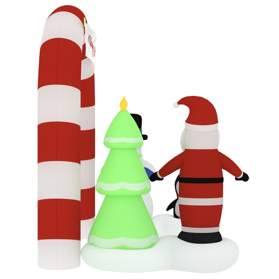 Kerstboog Opblaasbaar Met Led's 260 Cm 1