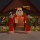 Kerstboog opblaasbaar 320 cm LED