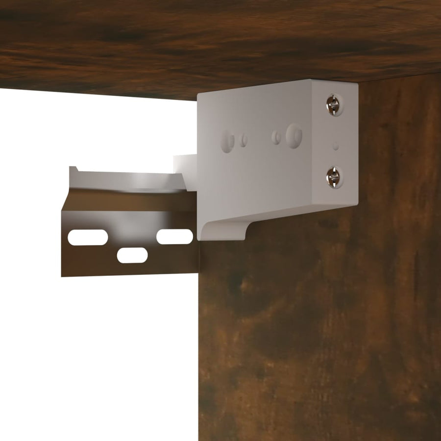 Tv-Meubelen Bewerkt Hout Kleurig 60 x 30 x 30 cm Gerookt eiken